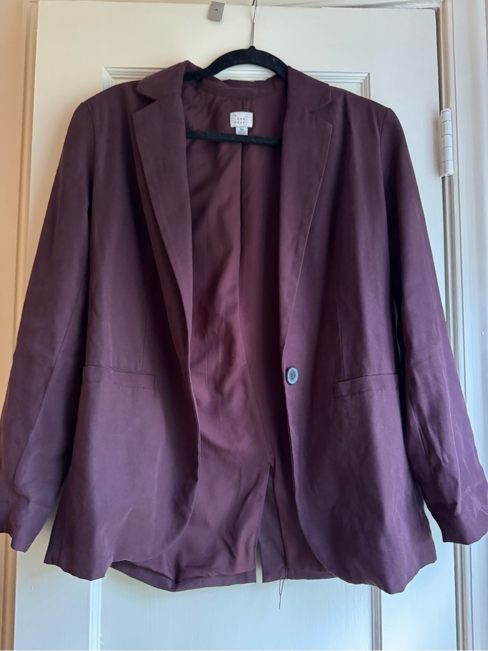 A new day Women's Plum Blazer Jacket